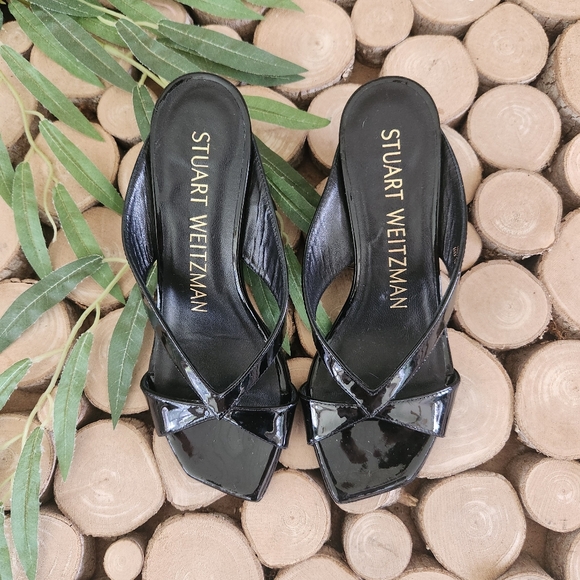 NWOB Stuart Weitzman Miami 50 Wedge Slide Sandals - Picture 2 of 7